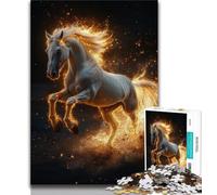 Running Horse 1000 Piece Jigsaw Puzzles for Adults Gifts,Family Game Stress Reliever Difficult Challenge Great Gifts And Toys (38x26cm)