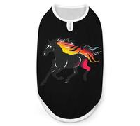Running Horse Dog Shirts Pullover Pet Vest T-shirts for Small Medium Dogs & Cats