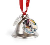 Running Horses Artistic Fantasy River Christmas Decoration Bell Ornament Xmas Tree Charms Home Decor