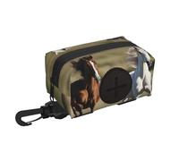 Running Horses Christmas Pet Bage Trash Bag Dispenser, Perfect for Camping, Hiking