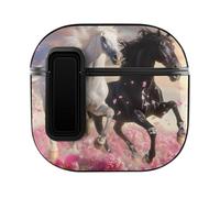 Running Horses Cute Case PC Earbud Cases Protective Cover Compatible for AirPods 4