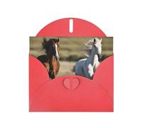 Running Horses print Holiday greeting cards - thank-you cards, invitation cards, double-sided flashing effects