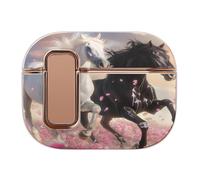 Running Horses Printed Case Compatible for Airpods Pro 2 Earbud Cases Earphone Protective Covers