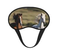 Running Horses Sleep Mask 100% Light Blocking Eye Mask for Sleeping, Sleep Mask for Unisex for Travel/Nap