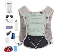 Running Hydration Manager, Running Water Vest, The Reflective Running Backpack 5L, Adjustable Breathable Breathable Sports Accessory and Outdoor for Cycling Carts