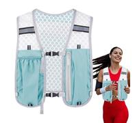 Running Hydration Pack - Stable Water Carrier, Compact Phone Holder, Racing Day Vest | Sweaty Back Panel Fabric, High Capacity Bottle Compartments for Camping Travel, Trail Bikes