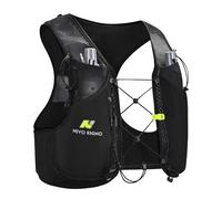 Running Hydration Vest for Women Men, Lightweight Water Vest with 2 TPU 250ML Soft Flask, Adjustable Chest Straps Runners Vest for Trial Hiking Cycling Jogging Marathon
