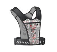 Running Hydration Vest, Lightweight Adjust Chest Straps Water Daypack with 1L Water Bottle Pocket, Breathable Reflective Insulation BackPacks for Women Men Outdoor Hiking Cycling Climbing Marathon