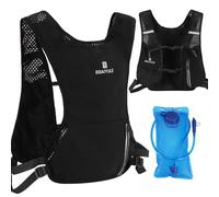 Running Hydration Vest Pack Backpack ,Lightweight water running vest Pack with Water Bladder Bag Daypack for Hiking Trail Running Cycling Race Marathon for Women Men (With bladder)