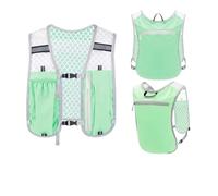 Running Hydration Vest Running Backpack Vest with Bottle Hydration Trail Light weight Cycling Run Jogging Marathon Riding Climbing For hydration during exercise(Green with bottle)