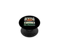 Running In Rain No Excuses Marathon PopSockets Adhesive PopGrip