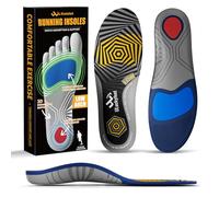 Running Insoles for Men and Women & Extra Shock Absorption Increase Athletic Performance and Arch Support to Reduce Fatigue and Prevent Injury