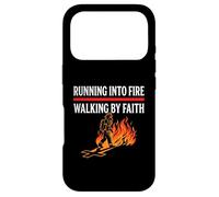 Running Into Fire Walking by Faith Christian Fireman Case for iPhone 17 Pro