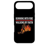 Running Into Fire Walking by Faith Christian Fireman Case for iPhone Air