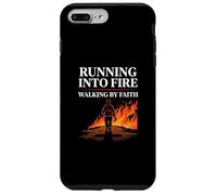 Running Into Fire Walking by Faith Firefighter Case for iPhone 7 Plus/8 Plus