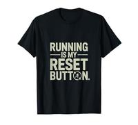 Running is My Reset Button Runner Motivation T-Shirt