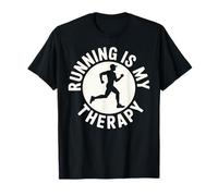 Running is My Therapy Funny Runner T-Shirt