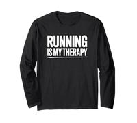 Running is My Therapy Long Sleeve T-Shirt