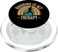 Running Is My Therapy PopSockets PopGrip for MagSafe