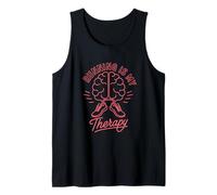 Running is My Therapy Runner Funny Jogging Tank Top