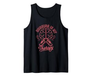 Running is My Therapy Runner Funny Jogging Tank Top