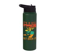 Running It´s A Hill Get Over It Marathon Runner Stainless Steel Insulated Water Bottle