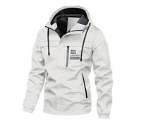 Running Jacket Mens - Men's Fall Winter Three Layer Composite Casual Jacket with Detachable Hood Outdoor Shirt Style