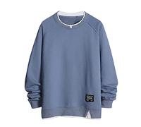 Running Jumper Men Stitch Hoodie Kids Jumpers Teacher Gifts for Men Cocktail Male Casual Solid Patchwork Hoodless Off Shoulder Sleeve Long Sleeve Hoodless Sweatshirt Blouse Sale Clearance Items