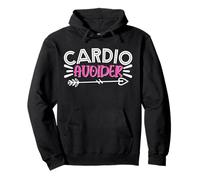 Running Late Cardio Funny Sarcastic Workouts Fitness Pullover Hoodie