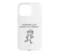 Running Late Counts As Cardio Funny Runner Case for iPhone 15 Pro Max
