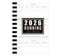 Running Log Book 2026: Daily Running Journal and Training Tracker | 110 Pages for Mileage, Time & Notes | 6x9 inches or (A5)