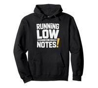 Running Low Sticky Notes Emergency Identity Humor Note Pullover Hoodie