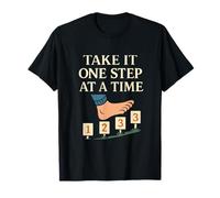 Running Marathon novelty Take It One Step At A Time T-Shirt