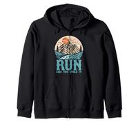 Running Motivation Run like you stole it Zip Hoodie