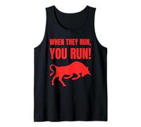 Running Of The Bulls Tank Top
