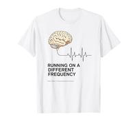 Running on a Different Frequency ADHD Autism Neurodivergent T-Shirt