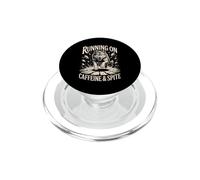 Running On Caffeine And Spite PopSockets PopGrip for MagSafe