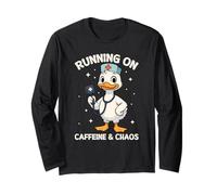 Running on Caffeine & Chaos Long Sleeve T-Shirt
