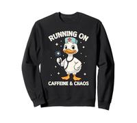 Running on Caffeine & Chaos Sweatshirt