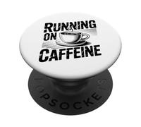 Running On Caffeine PopSockets Adhesive PopGrip