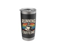 Running On Caffeine Stainless Steel Insulated Tumbler