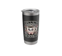 Running On Caffeine Stainless Steel Insulated Tumbler