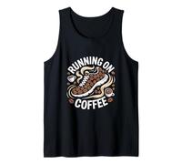 Running On Coffee Caffeine Runner Espresso Jogging Tank Top