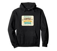 Running on coffee, chaos and dogs - dog lover Pullover Hoodie