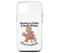 Running on Coffee & Quack Attacks Chaos Coordinator Case for iPhone 12/12 Pro