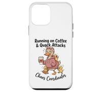 Running on Coffee & Quack Attacks Chaos Coordinator Case for iPhone 12 mini