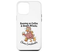 Running on Coffee & Quack Attacks Chaos Coordinator Case for iPhone 12 Pro Max