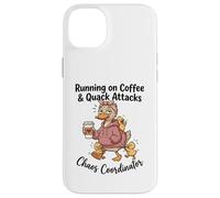 Running on Coffee & Quack Attacks Chaos Coordinator Case for iPhone 14 Plus