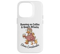 Running on Coffee & Quack Attacks Chaos Coordinator Case for iPhone 14 Pro