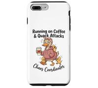 Running on Coffee & Quack Attacks Chaos Coordinator Case for iPhone 7 Plus/8 Plus